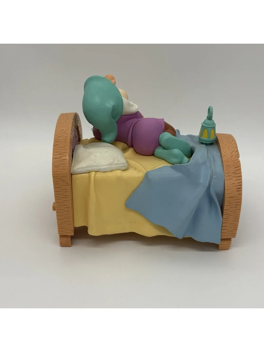 Vintage Disney 1993 THE SLEEPY CLOCK Animated Alarm Clock by Linden